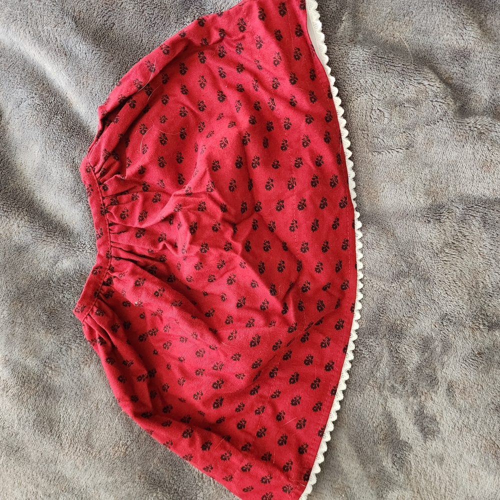 Josephinas Red Floral Skirt with Underpants
